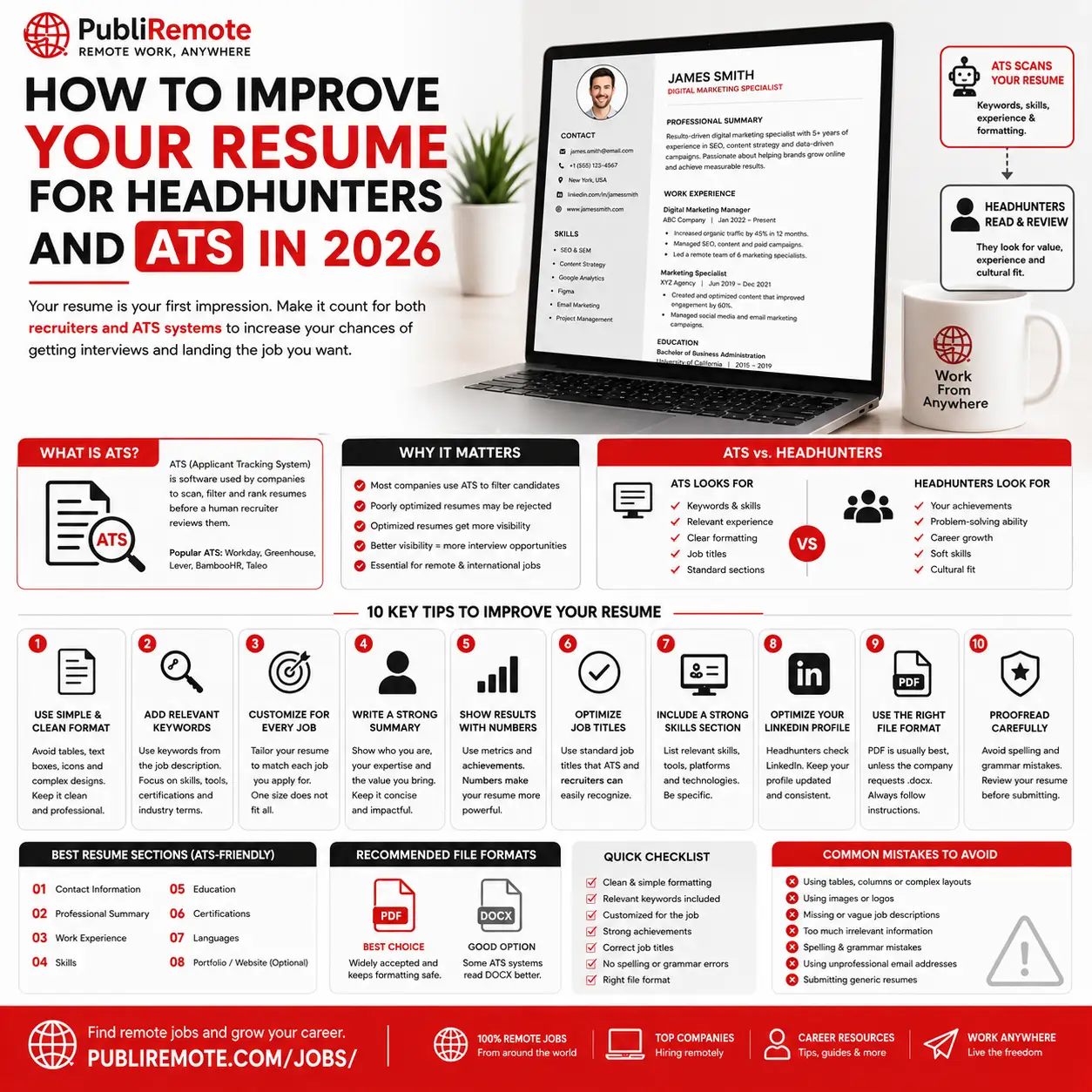 How to Improve Your Resume for Headhunters and ATS in 2026